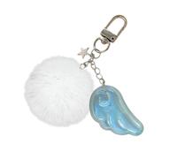Porte-gloss à lèvres tendance en caoutchouc avec porte-clés pour retouches en chemin, rangement de maquillage portable, Vert, as show