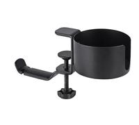 Porte-gobelet 2 en 1 - Organisateur de Multifonction pour Voiture, Structure à Double Fente Extensible, Support de Base Rotatif, Support Stable Anti-Vibration | avec SUV Camion véhicule