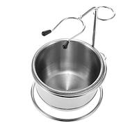 Porte-gobelet 2 en 1 pour homme - Pour rasage sec et humide - En acier inoxydable - Portable - Utile pour la maison - Cadeau de voyage