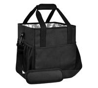 Porte-gobelet - 27x28x23cm Large Foldable Bag With Handle, Portable 4-Cup Drink Holder | Spill-Free Travel Design For Coffee Juice Beer Water Bottle Delivery Car Travel Camping Picnic