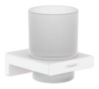 Porte-gobelet à brosse à dents blanc mat Addstoris Hansgrohe