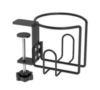 Porte-gobelet à clipser - Porte-bouteille anti-fuite pour bureau, clip horizontal et vertical réglable, design moderne et créatif pour table de chevet, maison, comptoir, cuisine