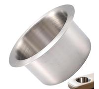 Porte-gobelet à encastrer pour bateau, en acier inoxydable argenté, insert porte-gobelet de table, pour table basse, chaise lounge à côté du canapé, voiture, yacht, camping-car
