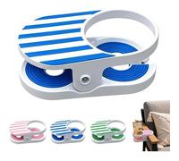 Porte-gobelet à Pince Mainstays - Gardez Votre Boisson en sécurité Partout ! Porte-gobelet avec Pince et Trou latéral, idéal pour Le Bureau, la Chaise, l'eau, Les Sodas et Les Tasses à café. (Blue)