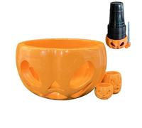 Porte-gobelet anti-goutte, conteneurs de boissons de fête - Porte-gobelets en résine en forme de lanterne - Contenants de boissons lisses pour Halloween Pâques Noël Famille Amis Collègues