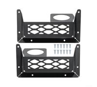 Porte-gobelet arrière double en maille pour Can-Am pour Defender-Max | Pour acier robuste, deux porte-gobelets, rangement en maille diamant, ajustement personnalisé pour Can-Am pour Defender Max