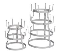 Porte-Gobelet Blanc Arbre Tasse Antique Support pour Shabby Chic 2tlg