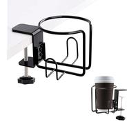 Porte Gobelet Boisson Bouteille à Clip - Universels en Acier Inoxydable Porte Gobelets Support Tasse à café Soucoupe Clip pour Tasses Bouteilles Gobelets Bières pour la Maison ou Le Bureau, 1 Pièces