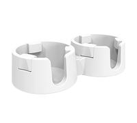 Porte-gobelet De Bureau - sous-Verre De Anti-déversement, Double Porte-gobelet Adhésif, Support De Boisson Anti-basculement | Support De Tasses De Bureau Plat Et Lisse, pour Café, Thé, Boissons