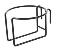 Porte-gobelet de Chariot en Métal, Fixation Suspendue, Noir | Rangement Mural Antidérapant, pour Bouteilles D’eau et Gobelets Café, Course ou Promenade