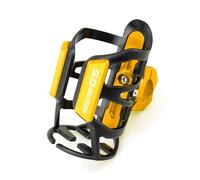 Porte Gobelet de Moto pour F850GS F850 Accessoires Moto CNC Porte-Bouteille Porte-gobelet Sdand Mount(F850GS Yellow)