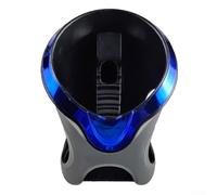 Porte-gobelet de moto pour guidon et crash pour barres - Porte-bouteille d'eau réglable pour 7,9 à 11,7 cm de diamètre, plastique ABS, ajustement (bleu)