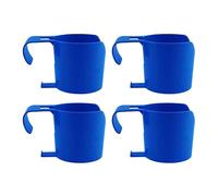 Porte-gobelet de piscine - 4 pièces - Anti-fuite - Rangement peu encombrant | Porte-gobelet avec clip pour bouteilles, boissons, téléphone, clés, lunettes de soleil, extérieur, jardin, été, voyage