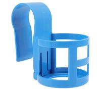 Porte-gobelet de Piscine Bleu en Plastique à Clipser, Anti-déversement | Support Suspendu pour Clés et Boissons, Usage Poolside, Format Compact