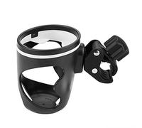 Porte-gobelet de Poussette Pince-écrou Ajustable Facile à Installer Support de Tasse de Vélo Support Rack Universel 360 Degrés Rotation Coupe Boisson Titulaire pour Bébé Poussette Vélo Moto