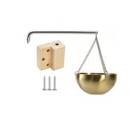 Porte-gobelet De Sauna, Bol Diffuseur De Sauna, Récipient D'huiles Essentielles For Saunas Et Spas Domestiques, Diffuseur D'arôme Adapté Aux Saunas Et Spas Domestiques(Gold)