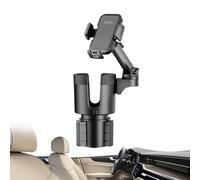 Porte-gobelet de téléphone pour voiture - Support de boisson 2 en 1 pour téléphone portable | Cellule extensible multifonction pour voitures, SUV, camping-cars