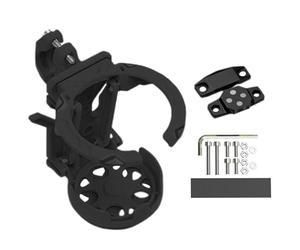 Porte-gobelet de vélo-porte-bouteille pliable, porte-gobelet de guidon réglable, support de transport de boissons sécurisé | Convient aux vélos électriques, scooters, poussettes, fauteuils roulants, v