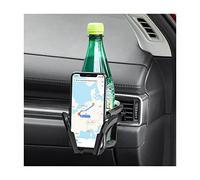 Porte-gobelet de voiture et support de téléphone pour grille d'aération, support de boisson multifonction 2 en 1, support réglable pour bouteille d'eau et de café, universel pour SUV, camion