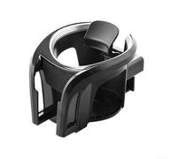 Porte-gobelet de voiture pour grille d'aération pour lattes horizontales et verticales - Support robuste en ABS pour tasses à café, bouteilles d'eau - Noir