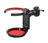 Porte-Gobelet De Voiture pour Peugeot 207 (2006-2014),Adaptateur De Porte-Boisson Multifonction 2 en 1 avec Base Réglable,Support De Bouteille d'eau Extensible,Red