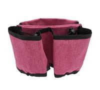 Porte-gobelet De Voyage pour Bagages, Porte-gobelet Universel pour Valise, Porte-gobelet pour Valise à Main Libre en Tissu Oxford pour Poignée De Valise, Porte-Boisson pour Valise Mains Libres(Rose)