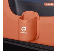 Porte-Gobelet D'eau Pour Voiture, Support Mobile Pour Boisson, Boîte Multifonctionnelle Pour Volvo Xc40 Xc90 V40 V90 V60 Xc60 S80 S60 S90 C40 V70-1pc-Orange
