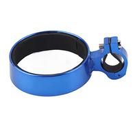 Porte-gobelet d'équitation |Porte-bidon en Alliage d'aluminium pour l'équitation/Motos/Scooters électriques |Prise sécurisée pour Tasses à café et gobelets |Diamètre Universel de (Bleue)