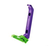 Porte-gobelet d'extérieur pour vélo compatible avec les canettes en aluminium standard et les bouteilles d'eau, convient à divers tubes de selle de vélo avec trous de montage (violet vert)