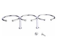 Porte-gobelet en acier inoxydable, porte-gobelet de voiture marine RV porte-gobelet de yacht porte-gobelet polyvalent extérieur, matériel marin,Résistant à la corrosion(Three rings)