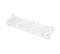 Porte-gobelet en acrylique à 3 trous - Plateau de service pour boissons - Plateau d'étagère - Accessoires pour le café