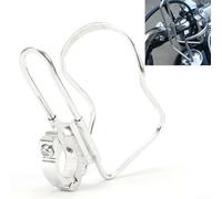 Porte-gobelet en aluminium pour guidon de moto - Convient pour 7/8 à 1 bar - Convient pour bouteilles et canettes de 500 ml - Design sécurisé