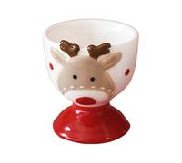 Porte-gobelet en céramique en forme de Père Noël/cerf pour festival, Noël, matin, petit-déjeuner, élégant, pour fête, etc