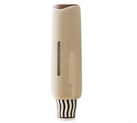 Porte-gobelet en papier mural pour gobelets jetables avec couvercle, installation sans perçage, compact pour petits espaces (marron)