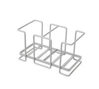 Porte-gobelet en Papier Polyvalent, 2 pièces, Organisateur de Tasses Bureau, Mini sachets thé, dosettes café, Stockage pour Cuisine Bureau(Double Grey)