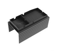 Porte-gobelet en silicone pour canapé, accoudoir avec dessous de verre et plateau antidérapant, flexible, s'adapte à la plupart des canapés de salon (noir)