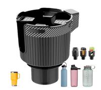 Porte-gobelet extensible pour voiture - Insert d'organisation de bouteille, avec base réglable - Pour SUV, camions, berlines, camping-cars, gadgets de voyage, conducteurs