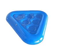 Porte Gobelet Gonflable 6 Trous Plateau Flottant pour Piscine Support Gonflable De Boisson, Triangulaire Flottant Porte- Gobelets Plateau Gonflable Bar Flottant Spa pour Piscine Parties Baignoir