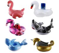 Porte-Gobelet Gonflable Flamingo, Pour Baleine De Piscine, Porte-Boisson Flottant, Anneau De Natation, Porte-Bière, Fête De Sport Aquatique