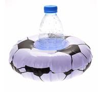 Porte Gobelet Gonflable Flottant Pour Enfant, Jeu De Football, Pour Fête À La Piscine, Sous Verre De Boissons, Jouet Pour Enfant, 1/6 Pièces