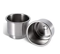 Porte-gobelet Insert, Stainless Steel Cup Drink Holder for Marine RV Camper, Nastro (pezzi)