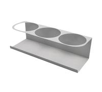 Porte-gobelet magnétique - 3 emplacements pour machine à café de cuisine, organiseur de bouteilles pour réfrigérateur, étagère latérale pour organisation des boissons pour lieu de travail, maison