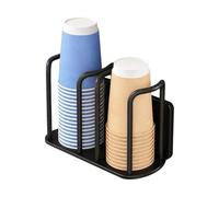 Porte-gobelet magnétique pour frigo base stable, robuste, compacte et sans | Organisateur magnétique de pour réfrigérateur Bureau, comptoir bar, table de fête, café,