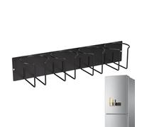 Porte-gobelet magnétique pour réfrigérateur - Économie d'espace - Étagère robuste - 1,2 l - Pour ranger des tasses de réfrigérateur - Pour l'organisation du stockage, du garde-manger, de l'appartement