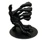 Porte-gobelet Main de Dragon Squelette, Support à Boisson Gothique | Support paume de crâne en résine PLA durable pour déco gothique, adapté aux tasses et bouteilles Noir