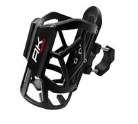 Porte-gobelet Moto Accessoires De Moto Porte-Bouteille d'eau Porte-gobelet Boisson Support pour KYMCO CV3 DTX360 XCITING Centre-Ville XTOWN AK550 2024 2025 2026(Black A)