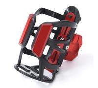 Porte-gobelet Moto pour Kawasaki Z650RS 50TH Anniversary, Porte-gobelet Réglable pour Bouteilles de 55-78 mm, Moto Boisson Bouteille d'eau Cage Boisson Support de Verre,B Red