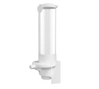 Porte-gobelet Mural - Distributeur de en Papier avec Bouton pour de 7 oz, Refroidisseur d'eau Facile à Utiliser et Organisateur de rince-Bouche | Salle de Bain, Cuisine, Salle de