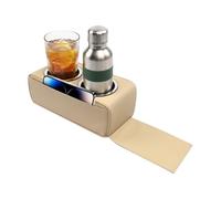 Porte-gobelet - Organisateur de canapé de voiture pour canapé de maison automobile | Cuir moderne avec rangement multi-fentes, support pour bouteilles de boisson, station d'accueil pour téléphone, pla
