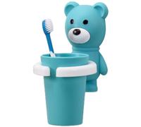 Porte-gobelet pour brosse à dents - Support mural pour brosse à dents - Ensemble de brosses à dents mignon | Porte-gobelet pour avec gobelet de rinçage, support de brosse à dents mignon pour